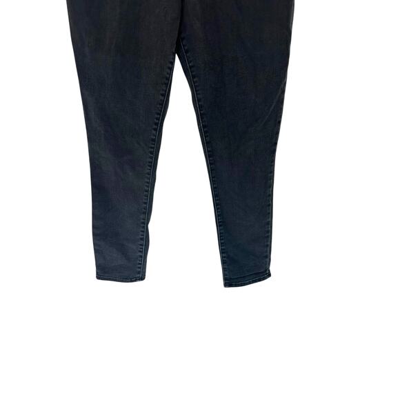Abercrombie & Fitch Mixed Fabric High‎ Rise The Super Skinny Ankle Jeans Size 12 - Picture 8 of 12